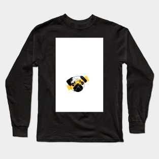 Yellow Pug Long Sleeve T-Shirt